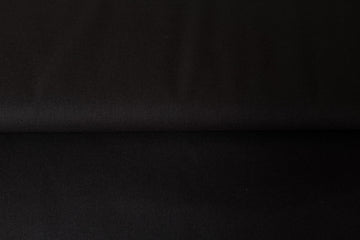 Baumwollwebware, Fahnentuch, uni, schwarz, 0,5 m